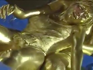 Ratu penyiksaan emas painted budak